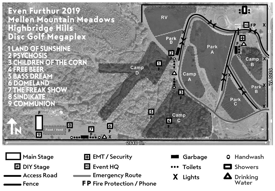 Even Furthur 2019 Map